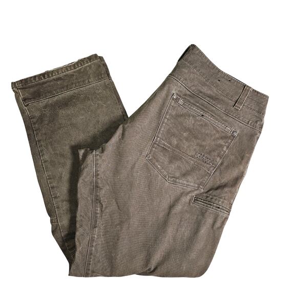 Kuhl Mens Rydr Outdoor Pants Jeans Brown 40x32 - Picture 2 of 16